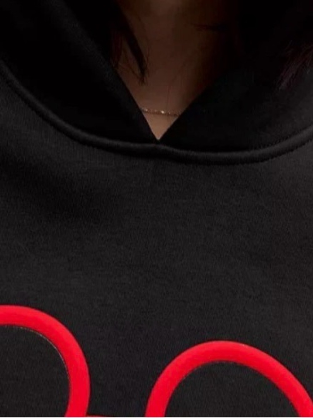Lululemon x Disney Sold Out Limited Edition Mickey Mouse Oversized Hoodie Black - Picture 11 of 15